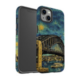 For iPhone 13 Tough Protective Case, Painting Of The Harbour Bridge | iCoverLover Australia