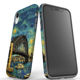 For iPhone XR Tough Protective Case, Painting Of The Harbour Bridge | iCoverLover Australia