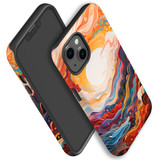 For iPhone 13 Tough Protective Case, Sunny Waves | iCoverLover Australia