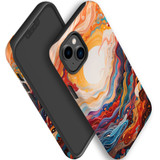 For iPhone 14 Plus Tough Protective Case, Sunny Waves | iCoverLover Australia