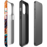For iPhone 14 Pro Max Tough Protective Case, Sunny Waves | iCoverLover Australia