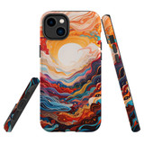 For iPhone 14 Tough Protective Case, Sunny Waves | iCoverLover Australia