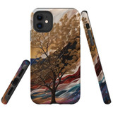 For iPhone 11 Tough Protective Case, Mysterious Golden Tree | iCoverLover Australia