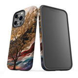 For iPhone 13 Pro Max Tough Protective Case, Mysterious Golden Tree | iCoverLover Australia
