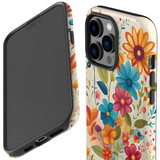 For iPhone 14 Pro Tough Protective Case, Floral Symphony | iCoverLover Australia