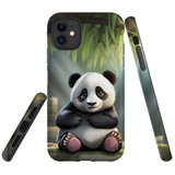 For iPhone 11 Tough Protective Case, Happy Panda | iCoverLover Australia