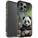 For iPhone 13 Pro Max Tough Protective Case, Happy Panda | iCoverLover Australia