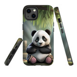 For iPhone 13 Tough Protective Case, Happy Panda | iCoverLover Australia
