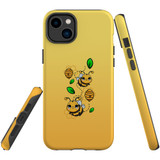For iPhone 14 Plus Case Tough Protective Cover, Honey Bees | iCoverLover Australia