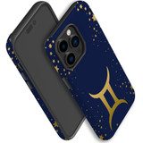 For iPhone 14 Pro Case Tough Protective Cover, Gemini Sign | iCoverLover Australia