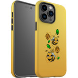 For iPhone 14 Pro Case Tough Protective Cover, Honey Bees | iCoverLover Australia