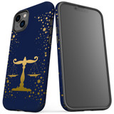 For iPhone 14 Plus Case Tough Protective Cover, Libra Drawing | iCoverLover Australia
