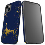 For iPhone 14 Plus Case Tough Protective Cover, Scorpio Drawing | iCoverLover Australia