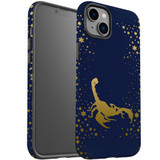 For iPhone 14 Plus Case Tough Protective Cover, Scorpio Drawing | iCoverLover Australia