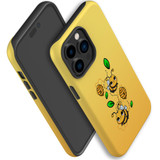 For iPhone 14 Pro Max Case Tough Protective Cover, Honey Bees | iCoverLover Australia