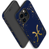 For iPhone 14 Pro Case Tough Protective Cover, Pisces Sign | iCoverLover Australia
