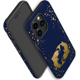 For iPhone 14 Pro Max Case Tough Protective Cover, Pisces Drawing | iCoverLover Australia