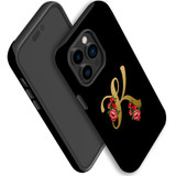 For iPhone 14 Pro Max Case Tough Protective Cover, Embellished Letter K | iCoverLover Australia