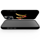 For iPhone 14 Pro Max Case Tough Protective Cover, Embellished Letter M | iCoverLover Australia