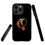For iPhone 14 Pro Case Tough Protective Cover, Embellished Letter O | iCoverLover Australia