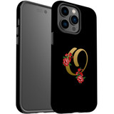 For iPhone 14 Pro Case Tough Protective Cover, Embellished Letter O | iCoverLover Australia