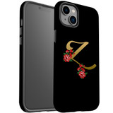 For iPhone 14 Plus Case Tough Protective Cover, Embellished Letter Z | iCoverLover Australia