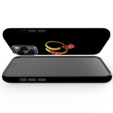 For iPhone 14 Pro Max Case Tough Protective Cover, Embellished Letter O | iCoverLover Australia