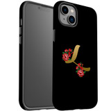 For iPhone 14 Plus Case Tough Protective Cover, Embellished Letter L | iCoverLover Australia