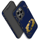 For iPhone 13 Pro Case, Protective Back Cover, Pisces Drawing | iCoverLover Australia