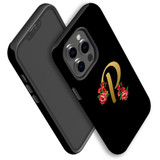 For iPhone 13 Pro Case, Protective Back Cover, Embellished Letter P | iCoverLover Australia
