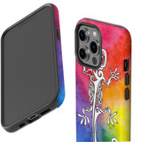 For iPhone 13 Pro Case, Protective Back Cover, Rainbow Lizard | iCoverLover Australia
