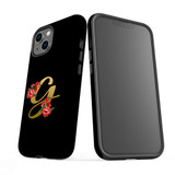 For iPhone 13 Case, Protective Back Cover, Embellished Letter G | iCoverLover Australia