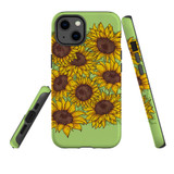 For iPhone 13 Case, Protective Back Cover, Sunflowers | iCoverLover Australia