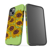 For iPhone 13 Case, Protective Back Cover, Sunflowers | iCoverLover Australia