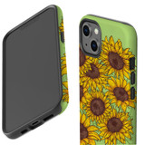 For iPhone 13 Case, Protective Back Cover, Sunflowers | iCoverLover Australia