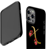 For iPhone 13 Pro Max Case, Protective Back Cover, Embellished Letter X | iCoverLover Australia