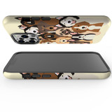 For iPhone 13 Pro Case, Protective Back Cover, Seamless Dogs | iCoverLover Australia