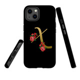 For iPhone 13 Case, Protective Back Cover, Embellished Letter X | iCoverLover Australia