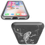 For iPhone XS/X Case, Protective Back Cover, Lizard | iCoverLover Australia
