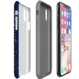 For iPhone XS/X Case, Protective Back Cover, Pisces Drawing | iCoverLover Australia