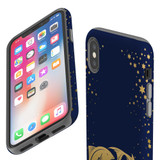 For iPhone XS/X Case, Protective Back Cover, Pisces Drawing | iCoverLover Australia