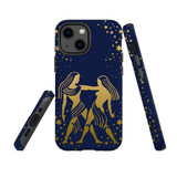 For iPhone 13 mini Case, Protective Back Cover, Gemini Drawing | iCoverLover Australia