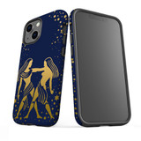 For iPhone 13 mini Case, Protective Back Cover, Gemini Drawing | iCoverLover Australia