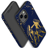 For iPhone 13 mini Case, Protective Back Cover, Gemini Drawing | iCoverLover Australia