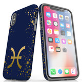 For iPhone XS/X Case, Protective Back Cover, Pisces Sign | iCoverLover Australia