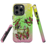 For iPhone 13 Pro Max Case, Protective Back Cover, Kookaburras | iCoverLover Australia