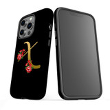 For iPhone 13 Pro Case, Protective Back Cover, Embellished Letter X | iCoverLover Australia