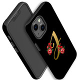 For iPhone 13 mini Case, Protective Back Cover, Embellished Letter J | iCoverLover Australia