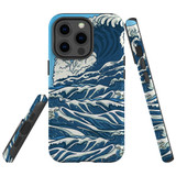 For iPhone 13 Pro Case, Protective Back Cover, Japanese Wave | iCoverLover Australia