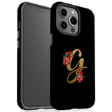 For iPhone 13 Pro Max Case, Protective Back Cover, Embellished Letter G | iCoverLover Australia